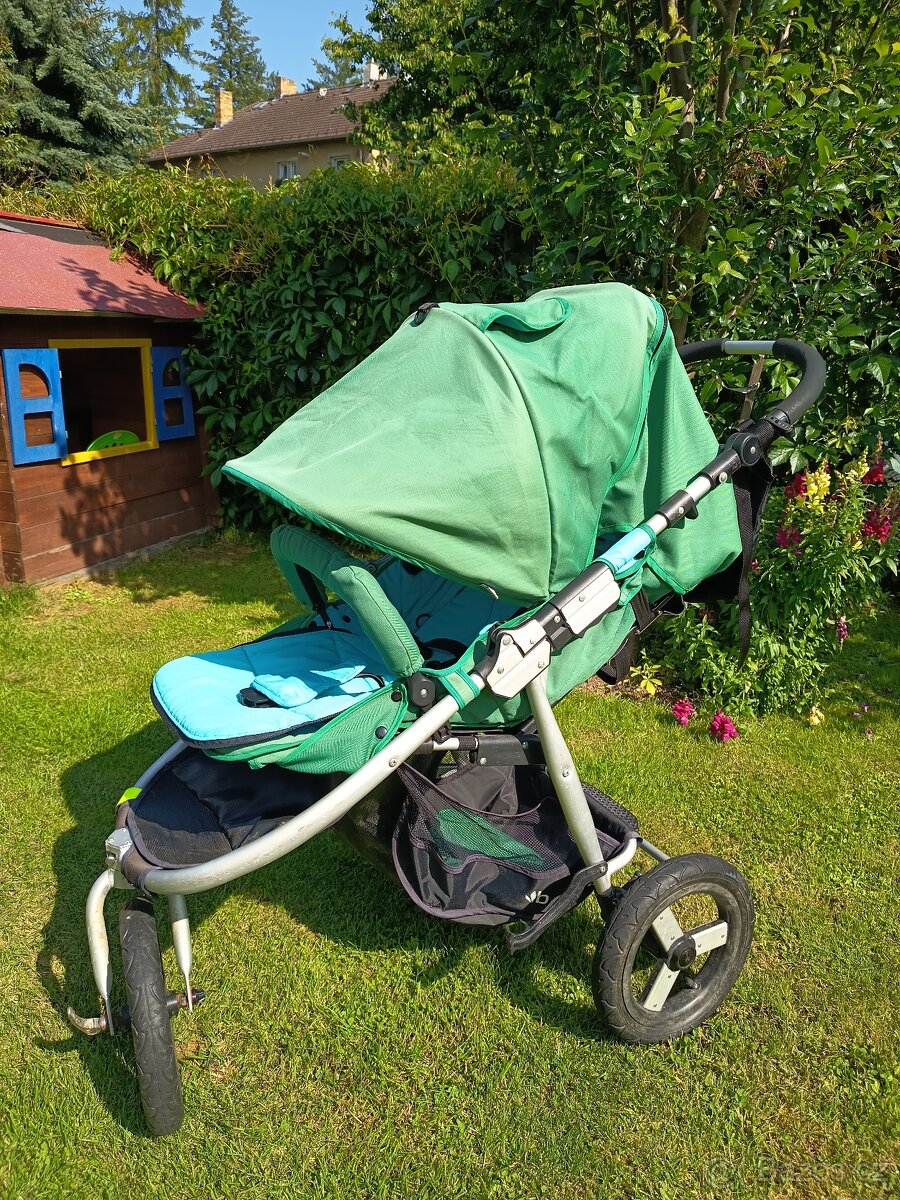 Kočárek kombinace - korba pro miminko + sporťák - 2
