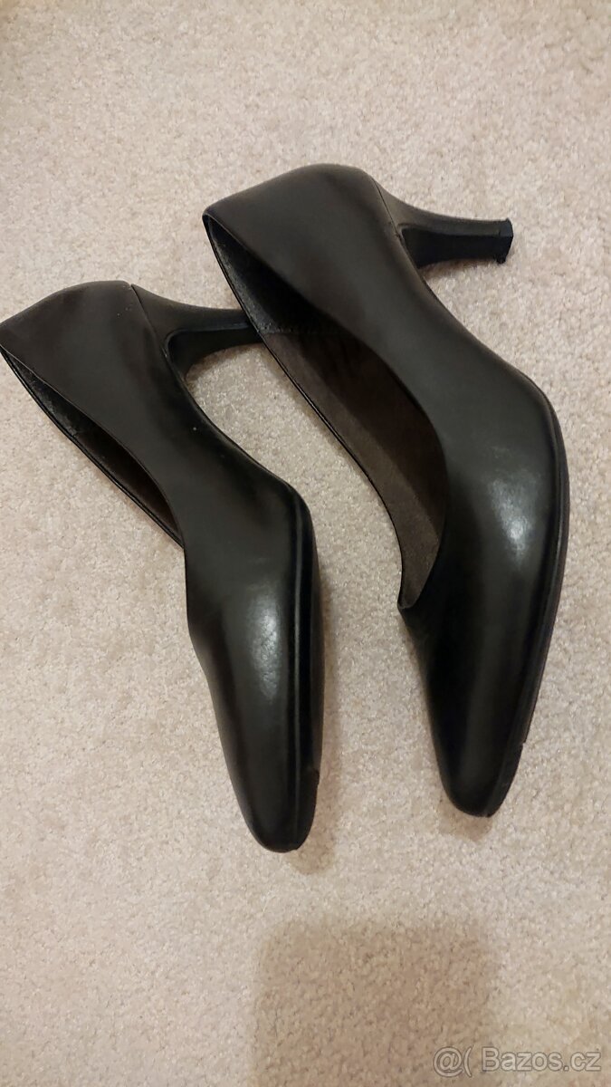 Kožené lodičky Lazzarini - 2