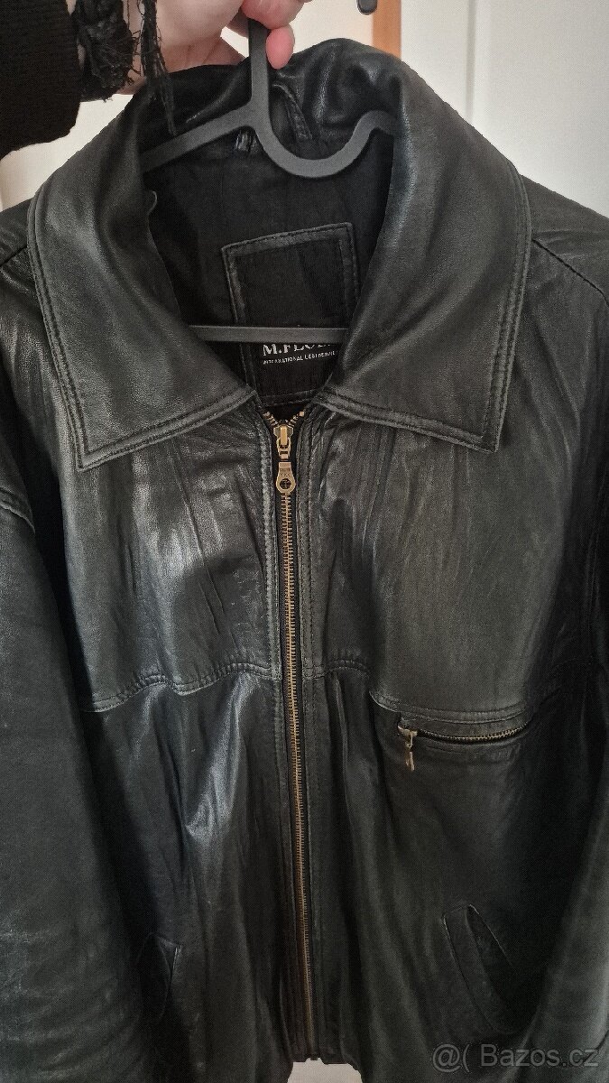 Pánská kvalitní kožená bunda M.Flues - 2