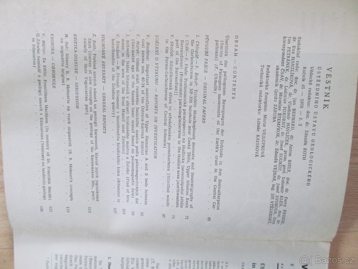 Věstník ÚÚG 1970 č. 2 - 2