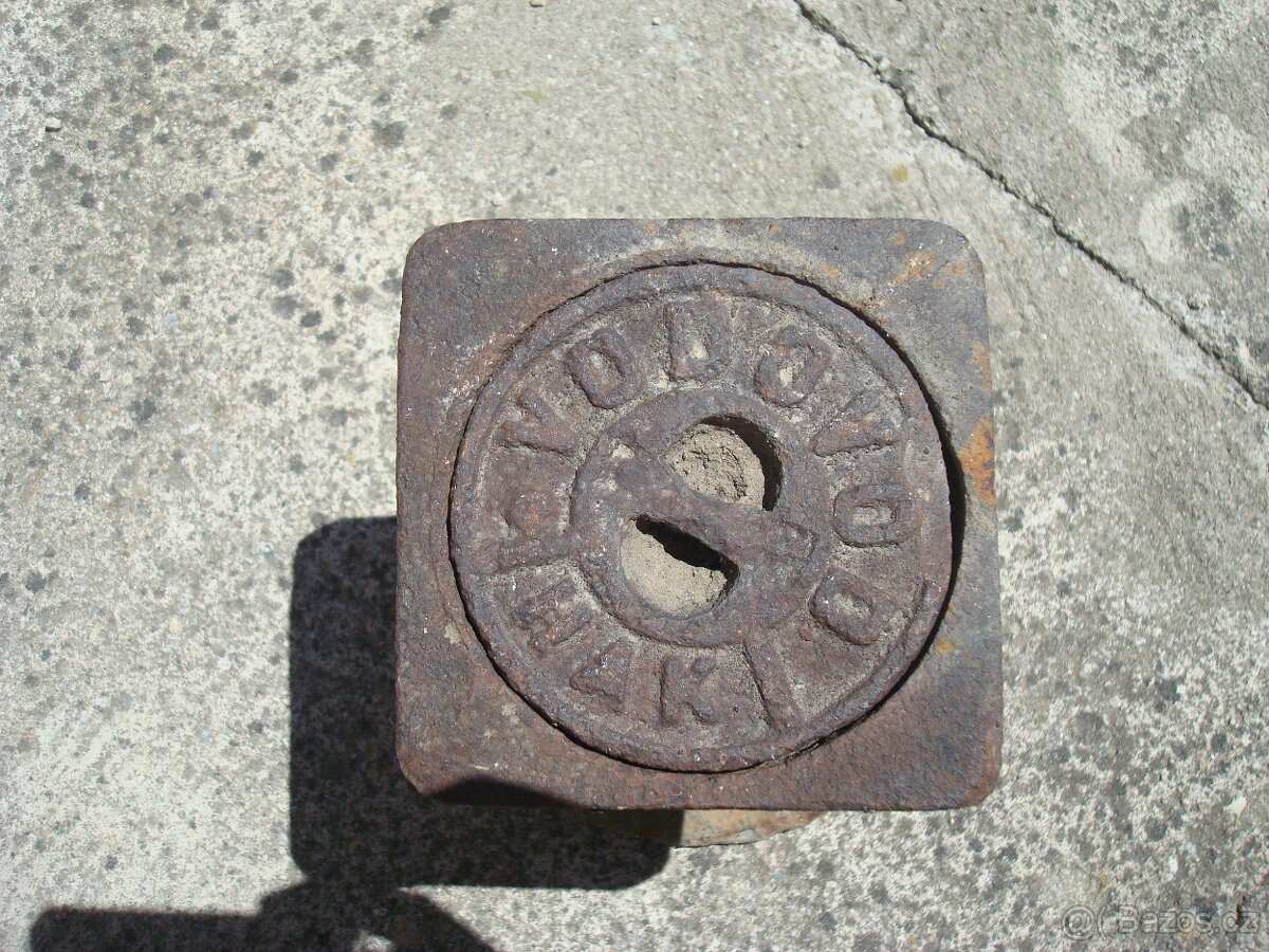 LITINOVÝ KRYT UZÁVĚRU VODY - i Brno - 2