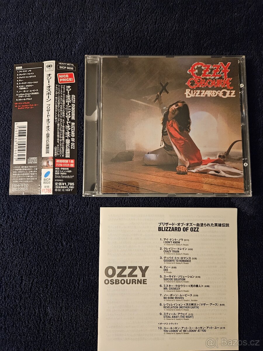 Japonská CDčka originál OBI rock metal - 2