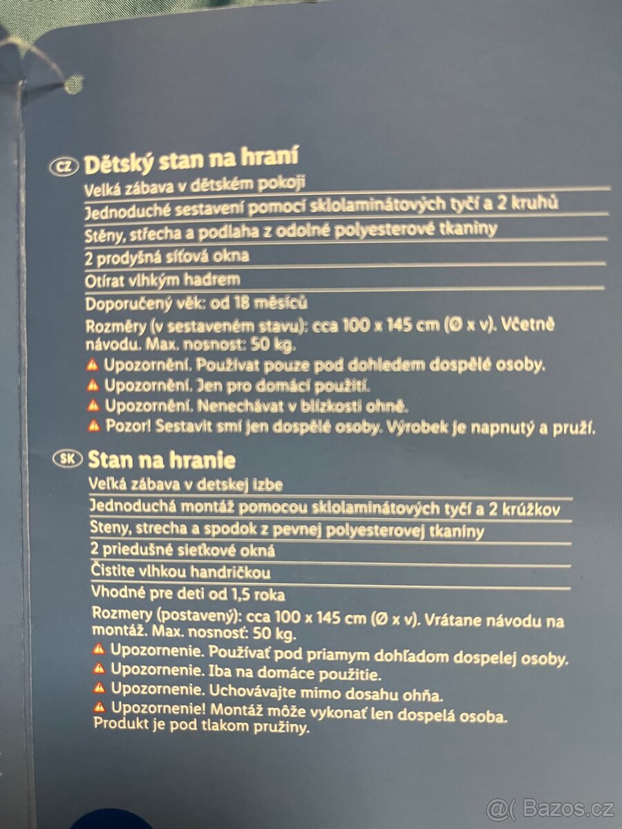 Nový dětský stan - 2