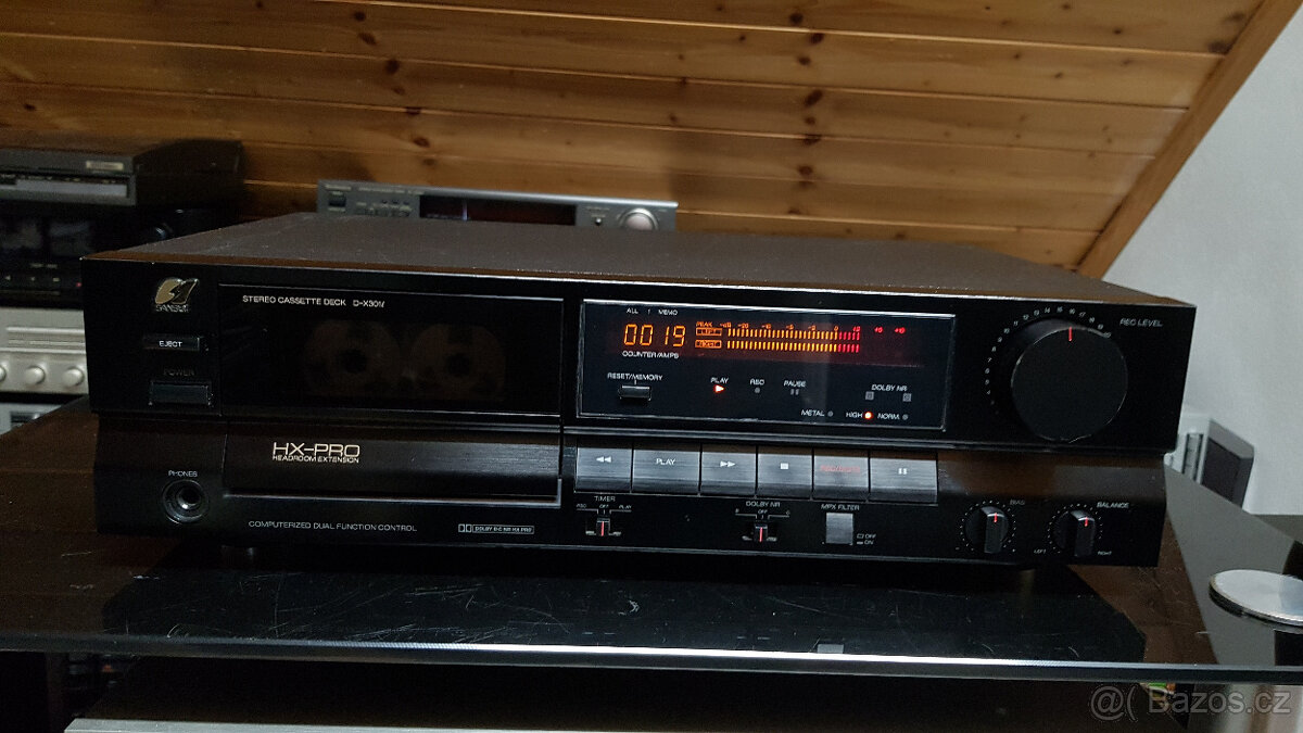 SANSUI D-X301i Tape deck po servisu - 2