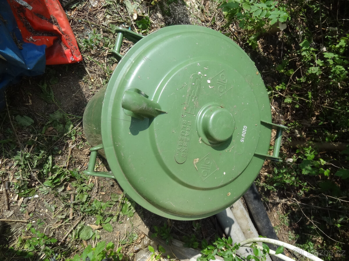 Plastova kulata POPELNICE 110 litru - 2