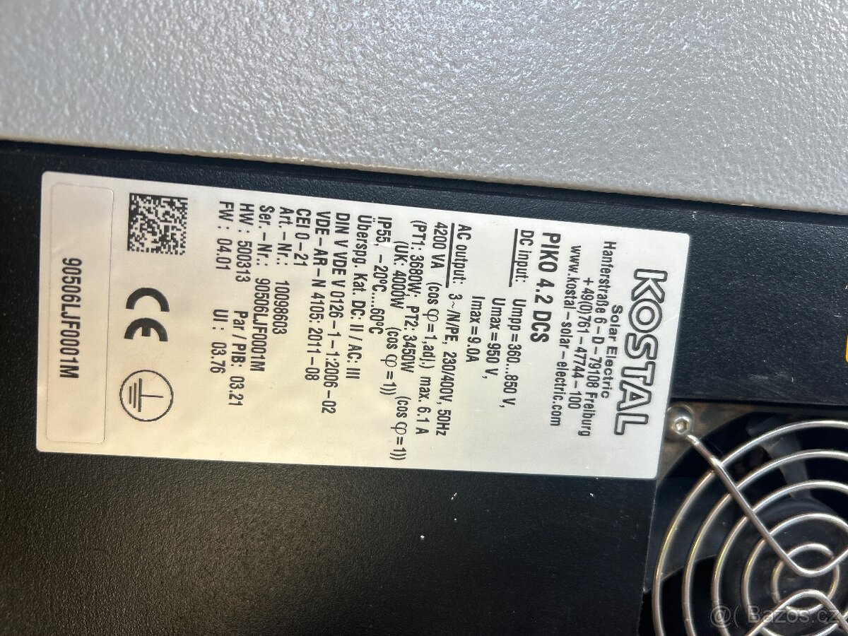 Fotovoltaicky měnič Kostal Piko 4,2 DCS - 2
