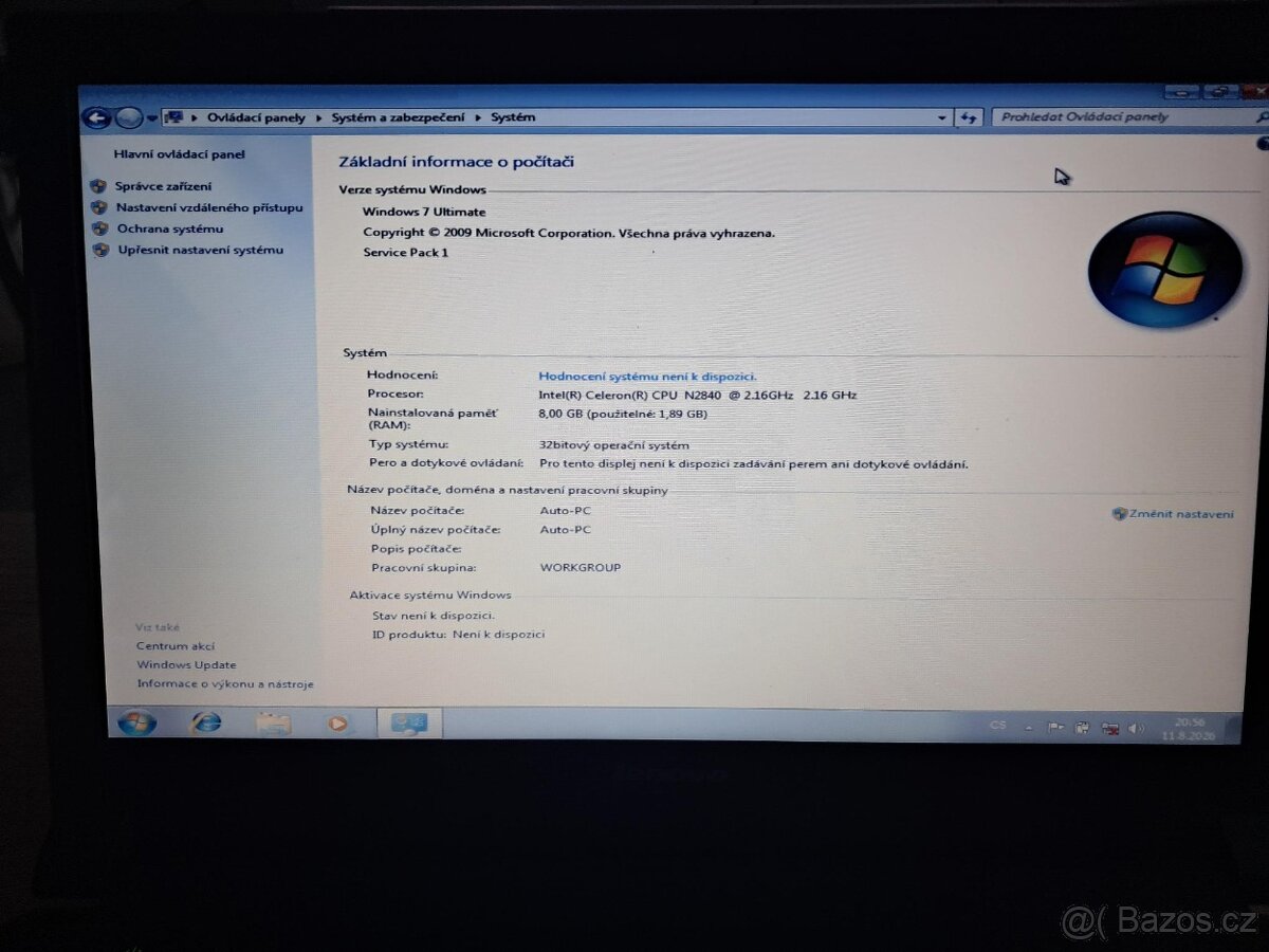 Lenovo B50-30 na autodiagnostiku - 2