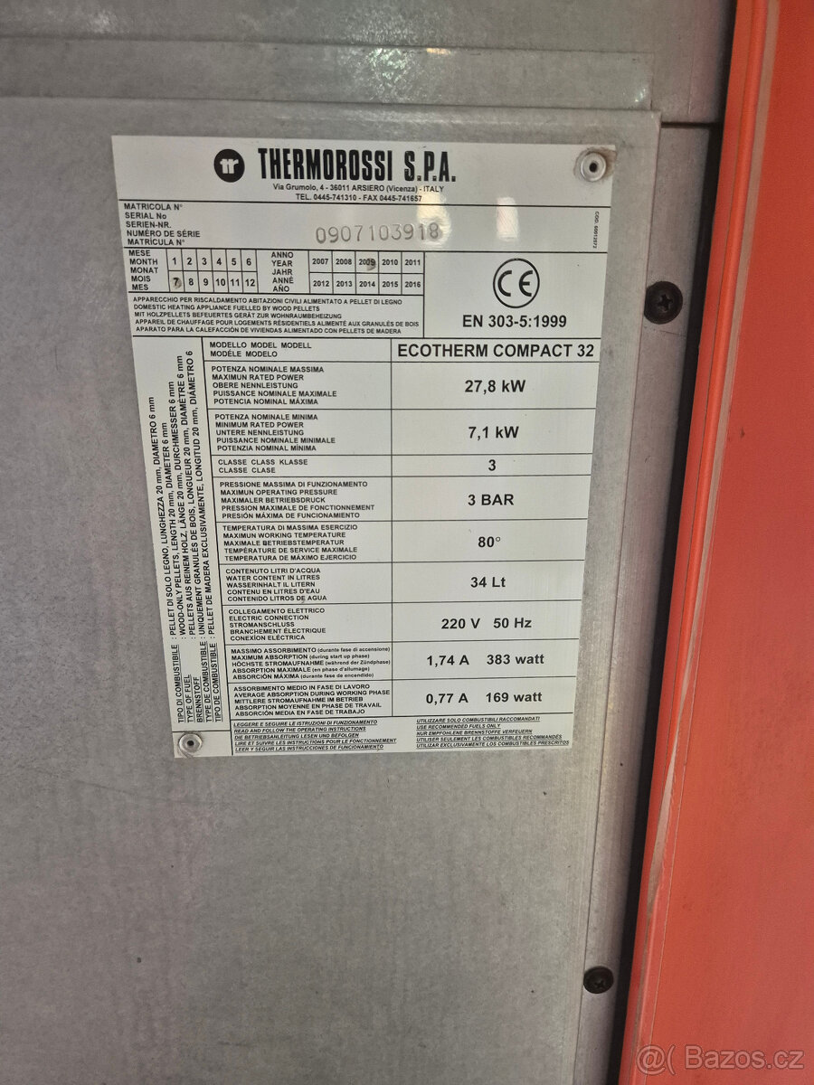 Peletový kotel Thermorossi Ecotherm Compact 32 - 2