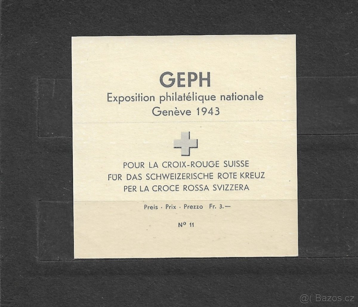Poštovní známky Švýcarsko 1943 Mi 423 Block 10 . - 2