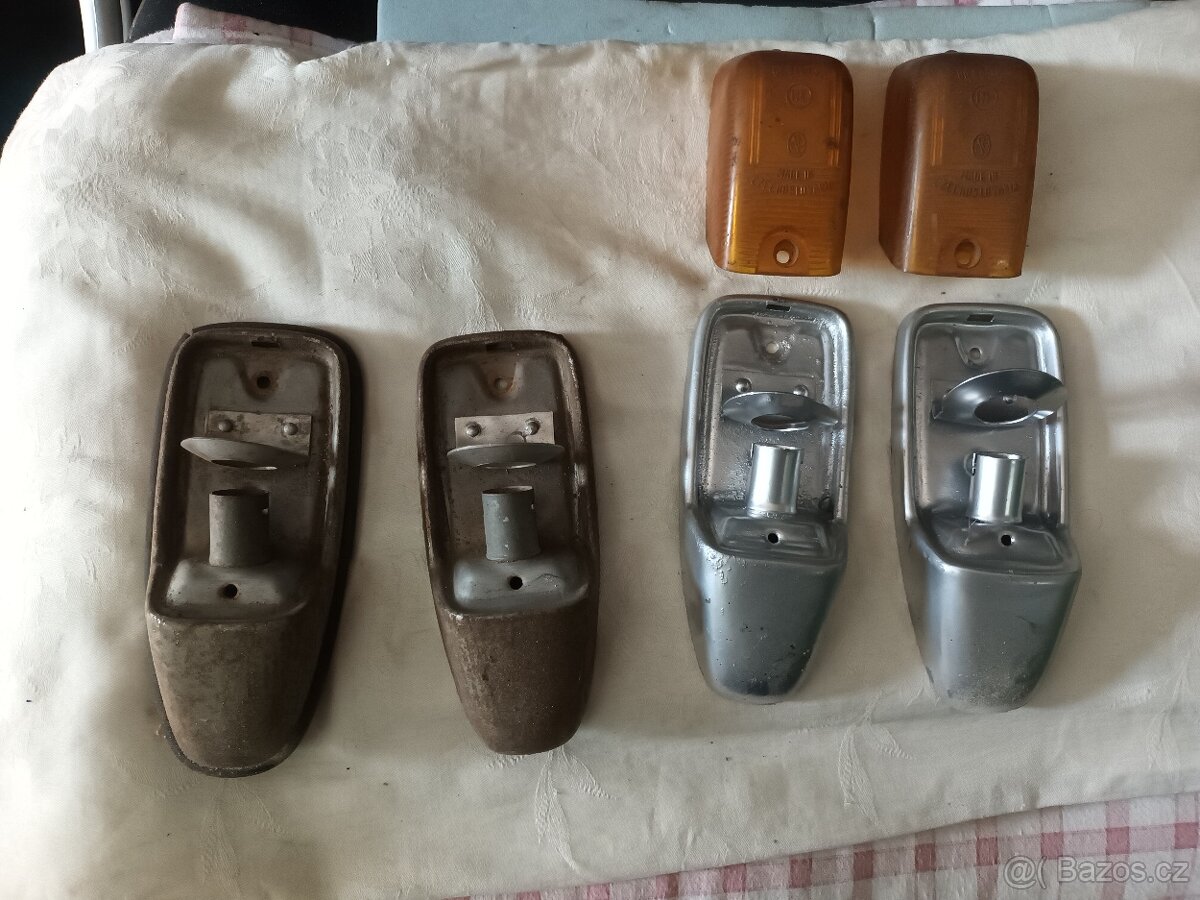 JAWA, ČZ - 4 ks blinkr na revmaplech - 2