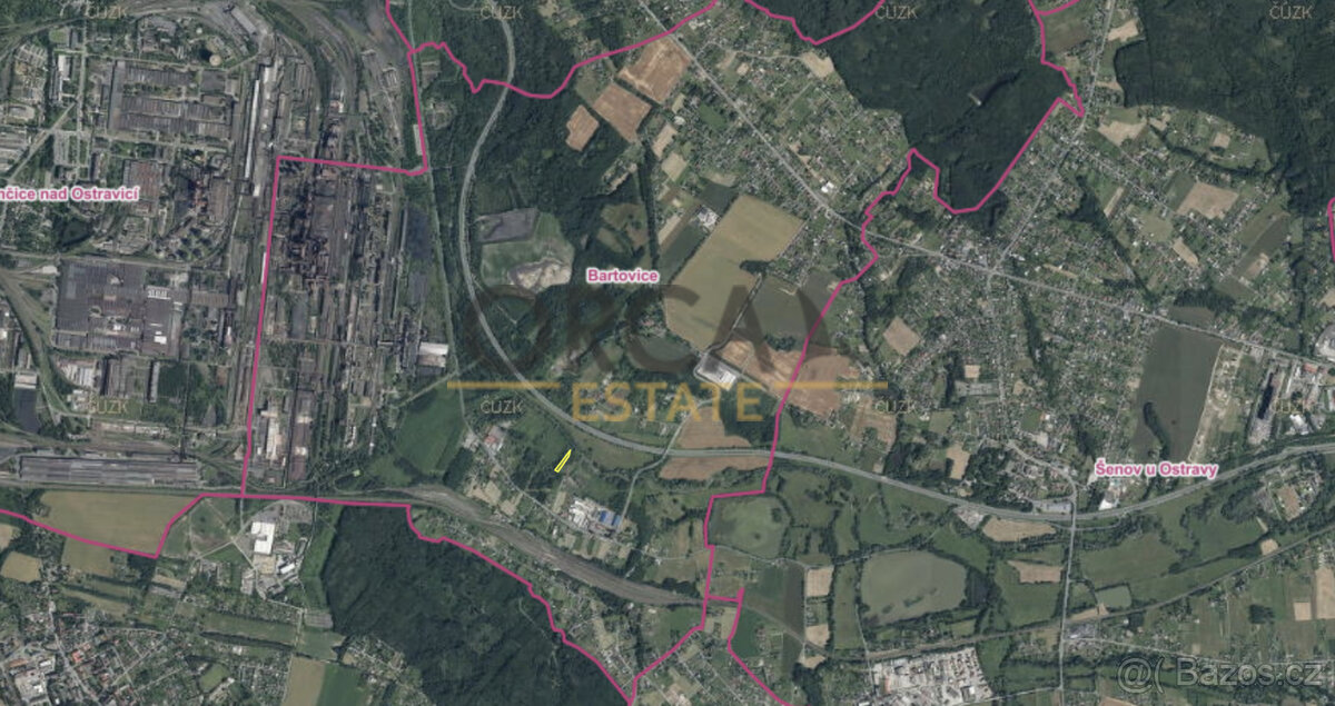 Prodej pozemku Bartovice, 2006 m2 - 2