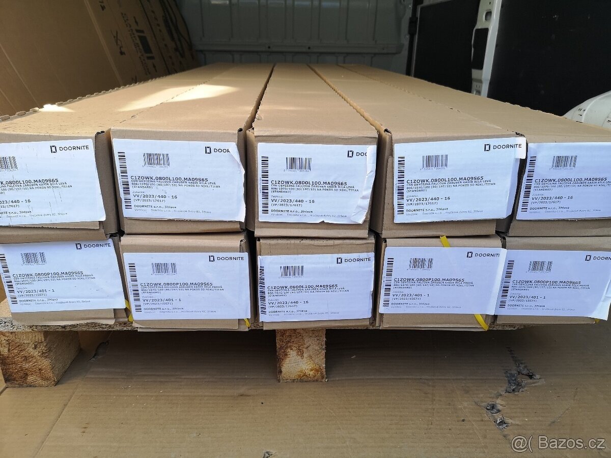 Obložky-Zárubeň Hladká Bílá DOORNITE 80 CM 95-115 MM - 2