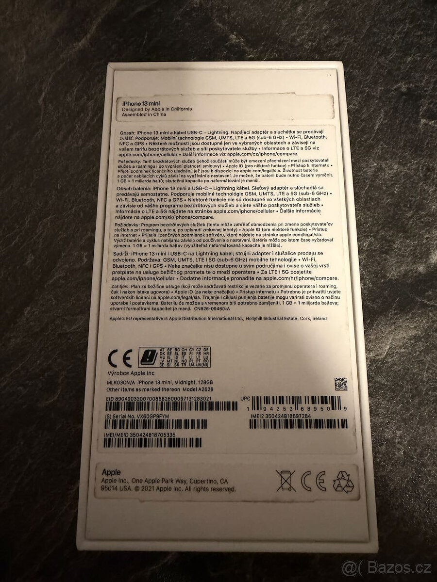 iPhone 13 mini, 128GB, Midnight - 2