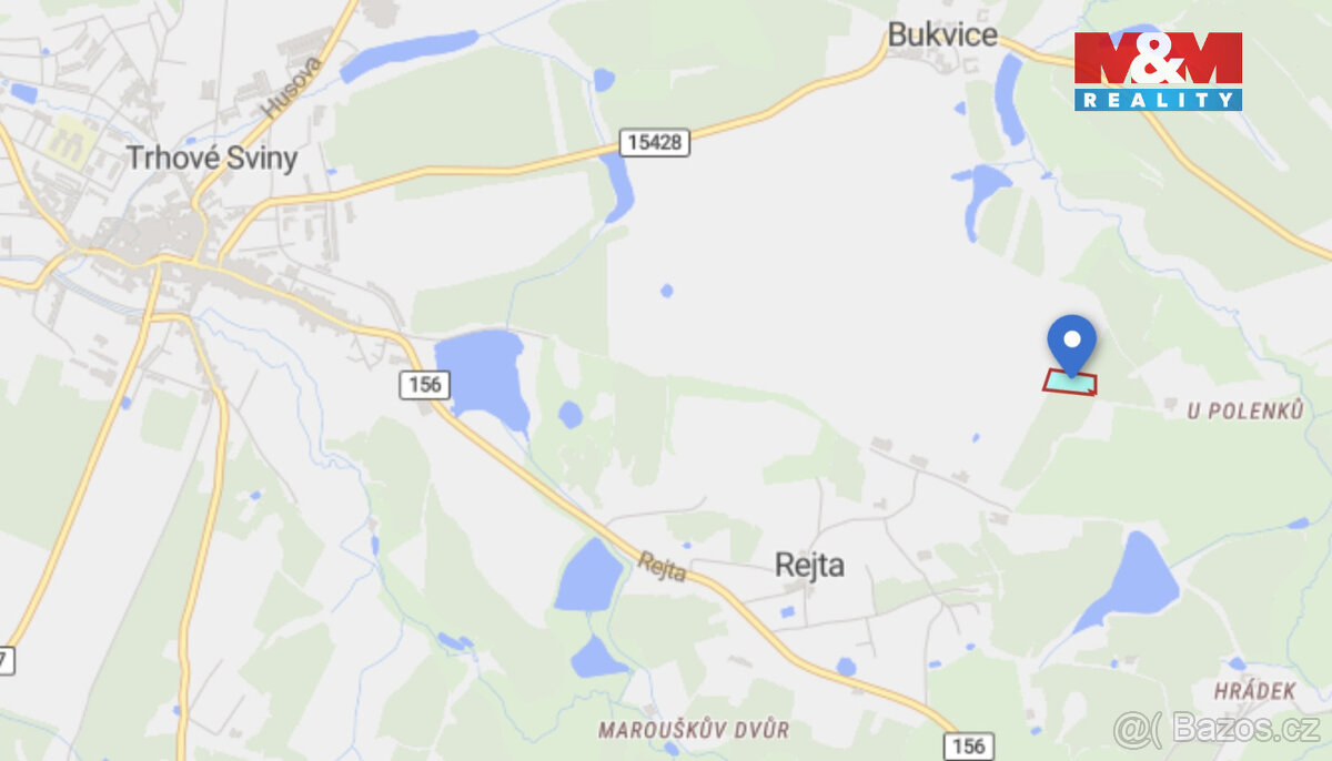 Prodej pole, 9837 m², Trhové Sviny - 2