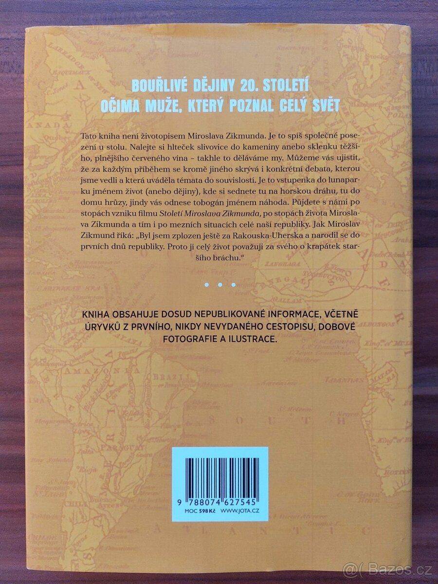 Kniha STOLETÍ MIROSLAVA ZIKMUNDA - za 40% ceny v obchodě - 2