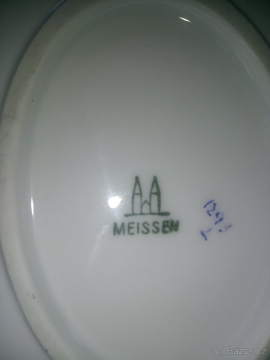 Pár starožitných táců Míšeň - 2