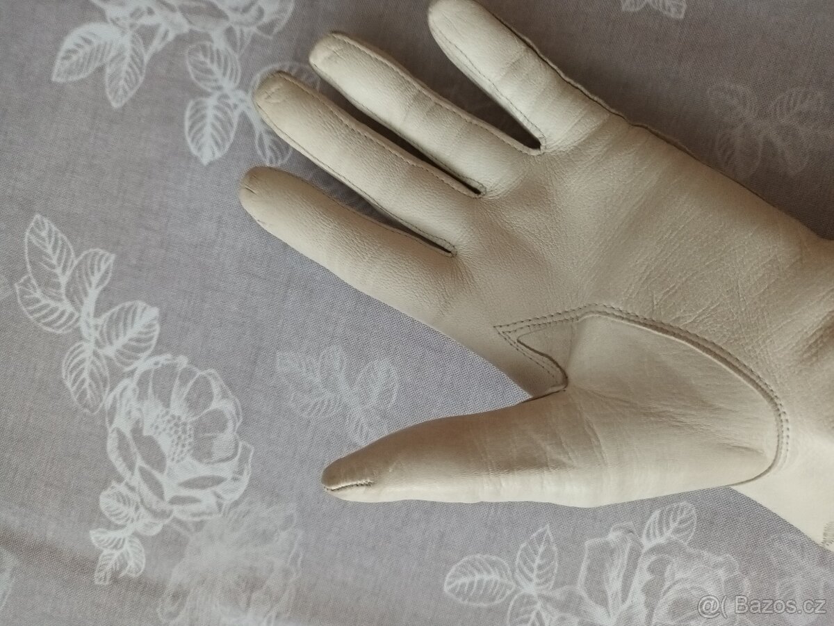 Prodám kožené rukavice vel M - 2