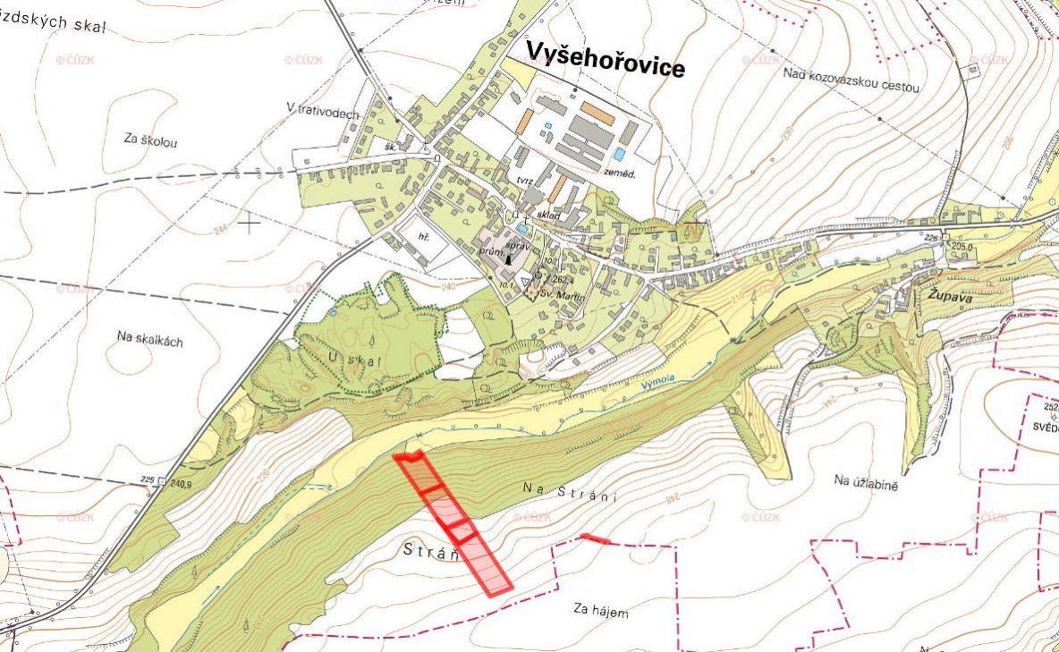 Les, prodej, Vyšehořovice, Praha východ - 2