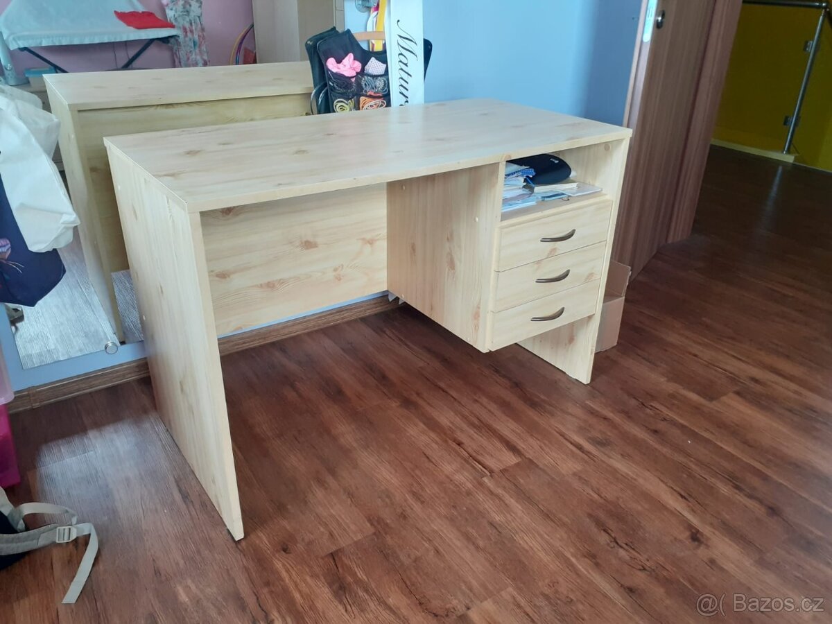 psací stůl se 3 šuplíky - 2