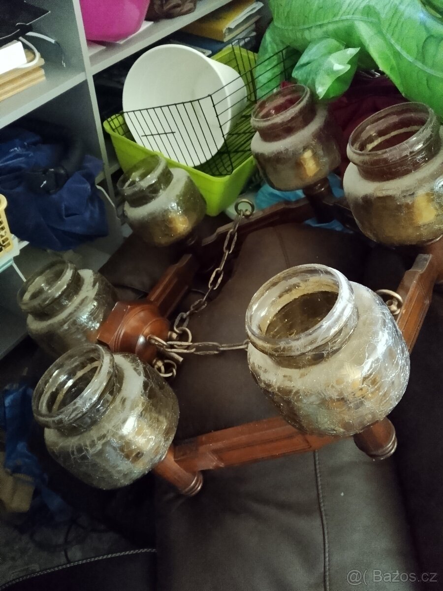 Rustikální lustry - 2