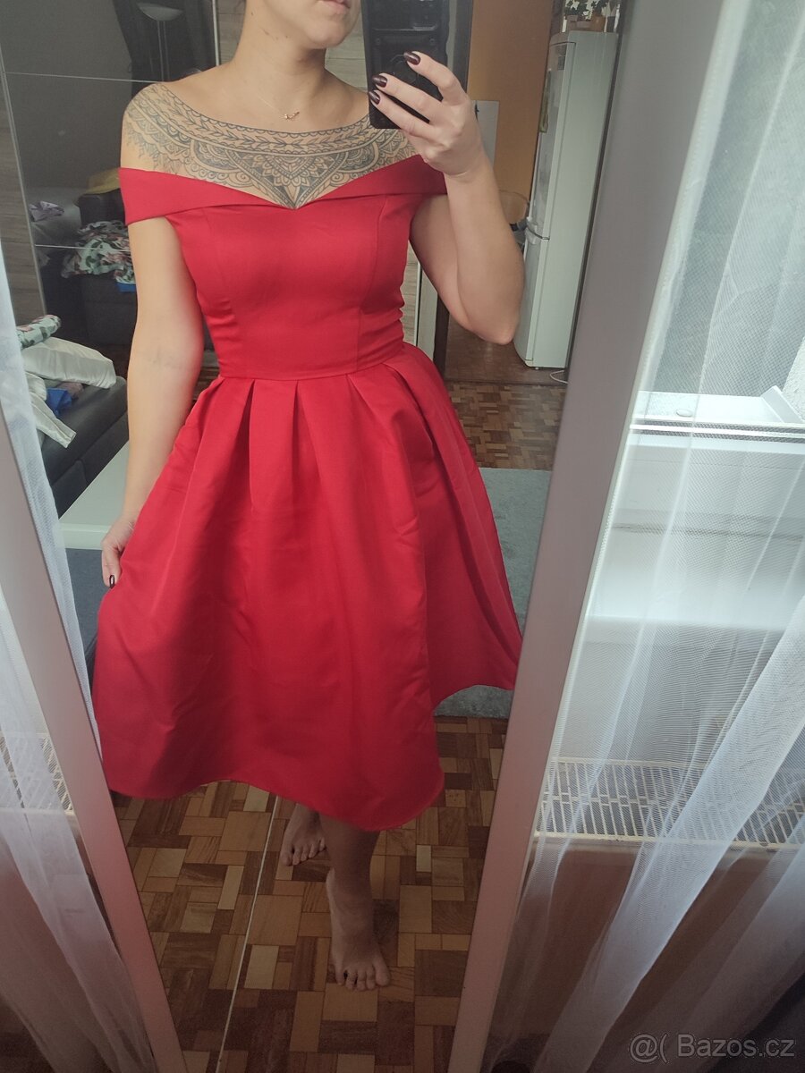 Večerní plesové sváteční koktejlové šaty Chi Chi London - 2