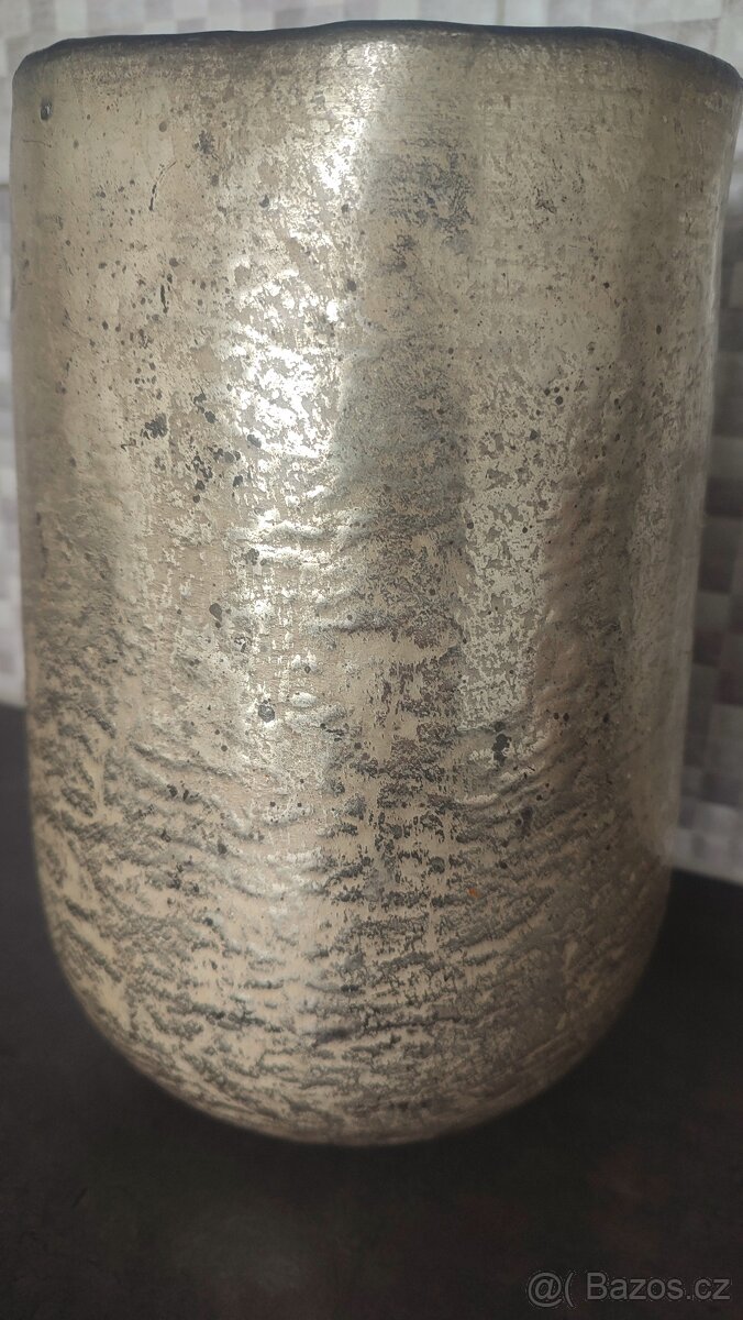 Skleněná váza 25x15 cm - 2