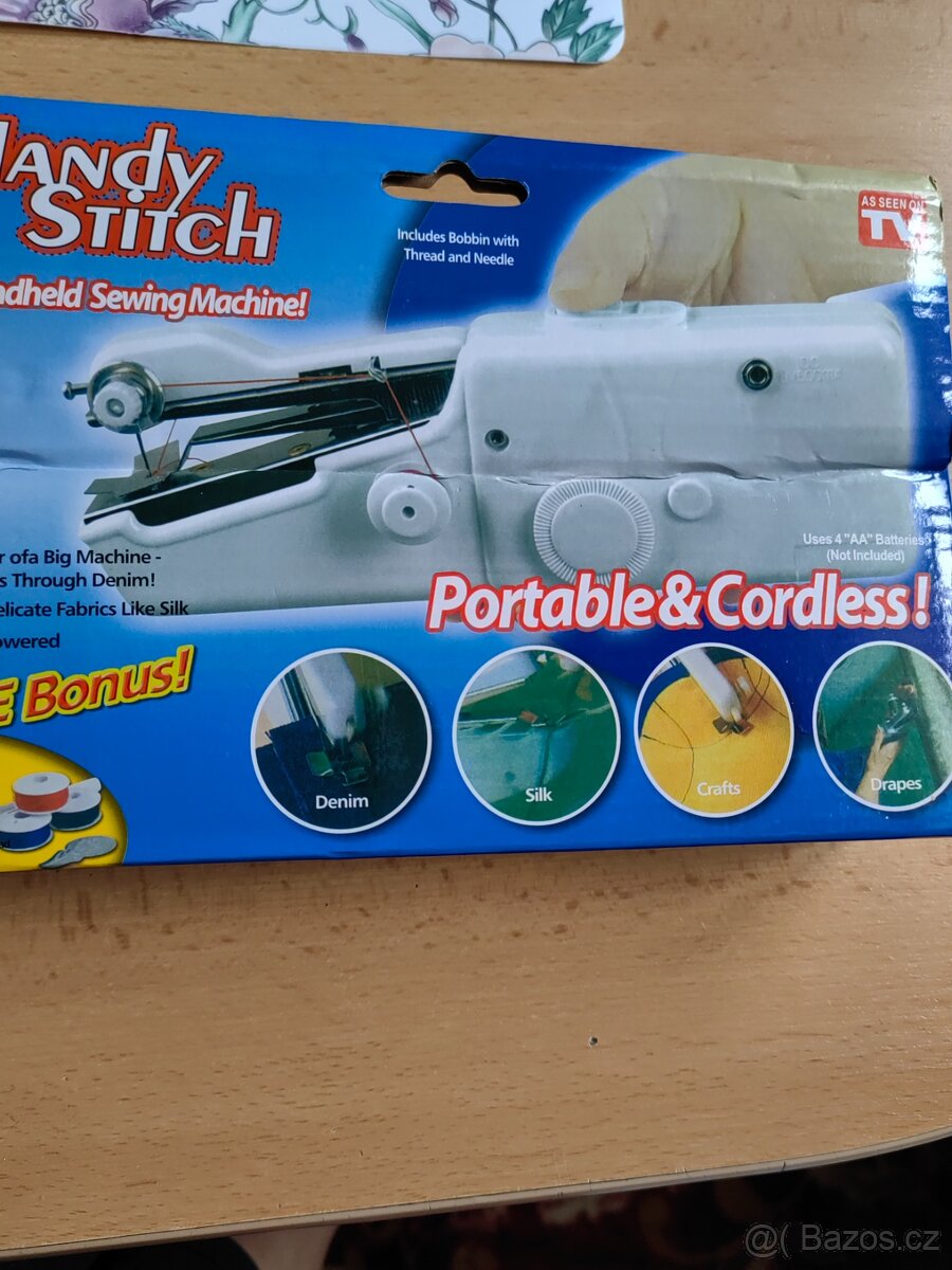 Šicí stroj na baterky Nový - 2