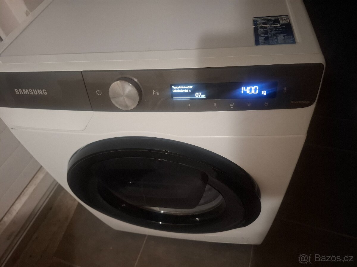 Smart parní pračka Samsung na 8kg prádla bluboka 55cm stará - 2