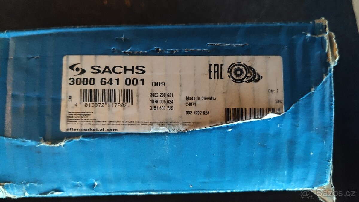 Saab 900 NG spojka,komplet spojková sada SACHS,NOVÁ - 2