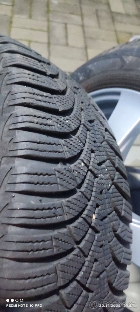 16"ALU 5x114,3 zimní pneu Goodyear 205/60 R16 - 2