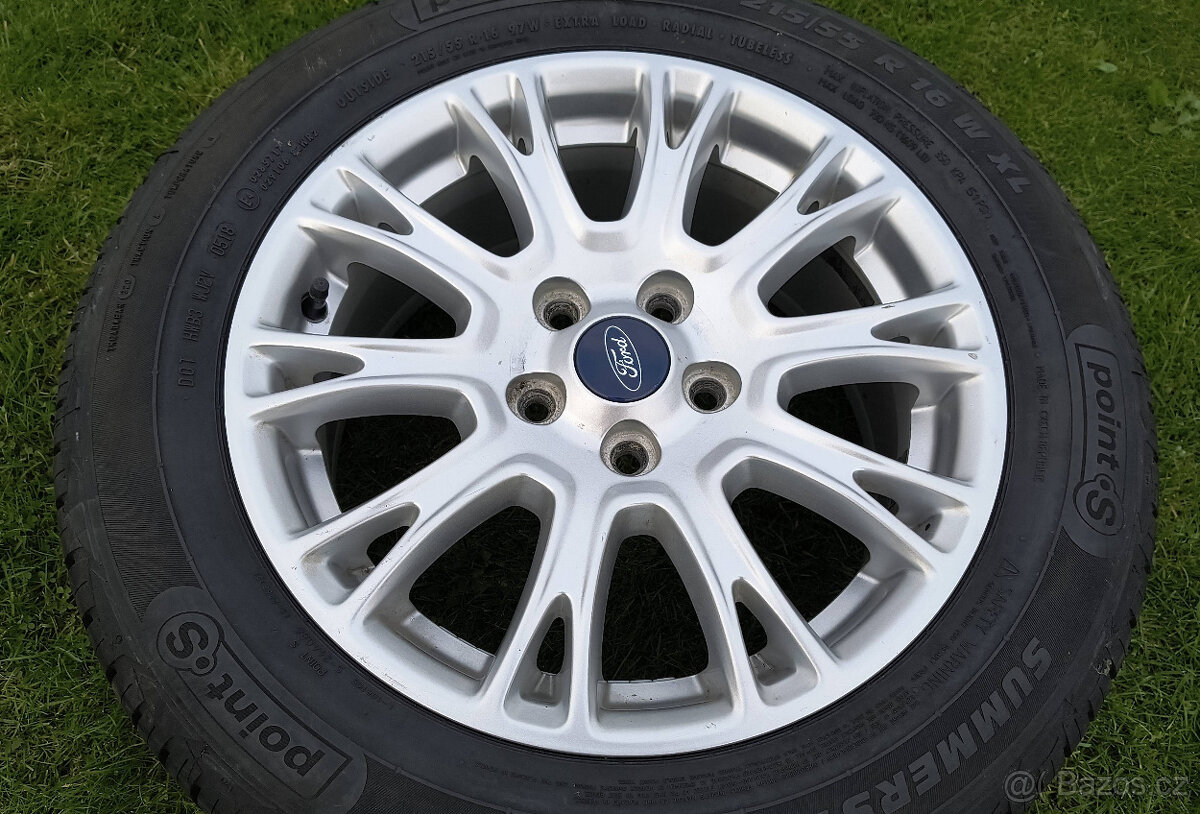 16 originál 5x108 FORD Focus C-Max Mondeo ☀️ 215/55 R16 - 2