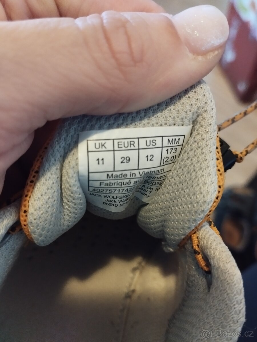 Prodám dětské botasky Jack Wolfskin - 2
