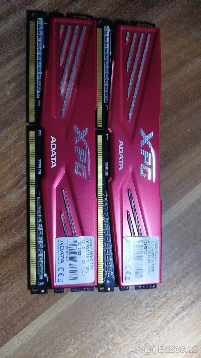 Prodám ADATA XPG KIT 8GB (4GBx2) DDR3 2133MHz - 2