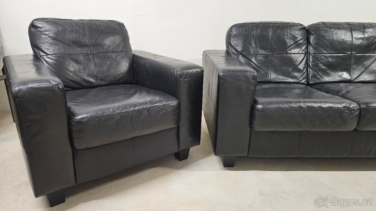 Kožená sedací souprava (3+1+1) - 2