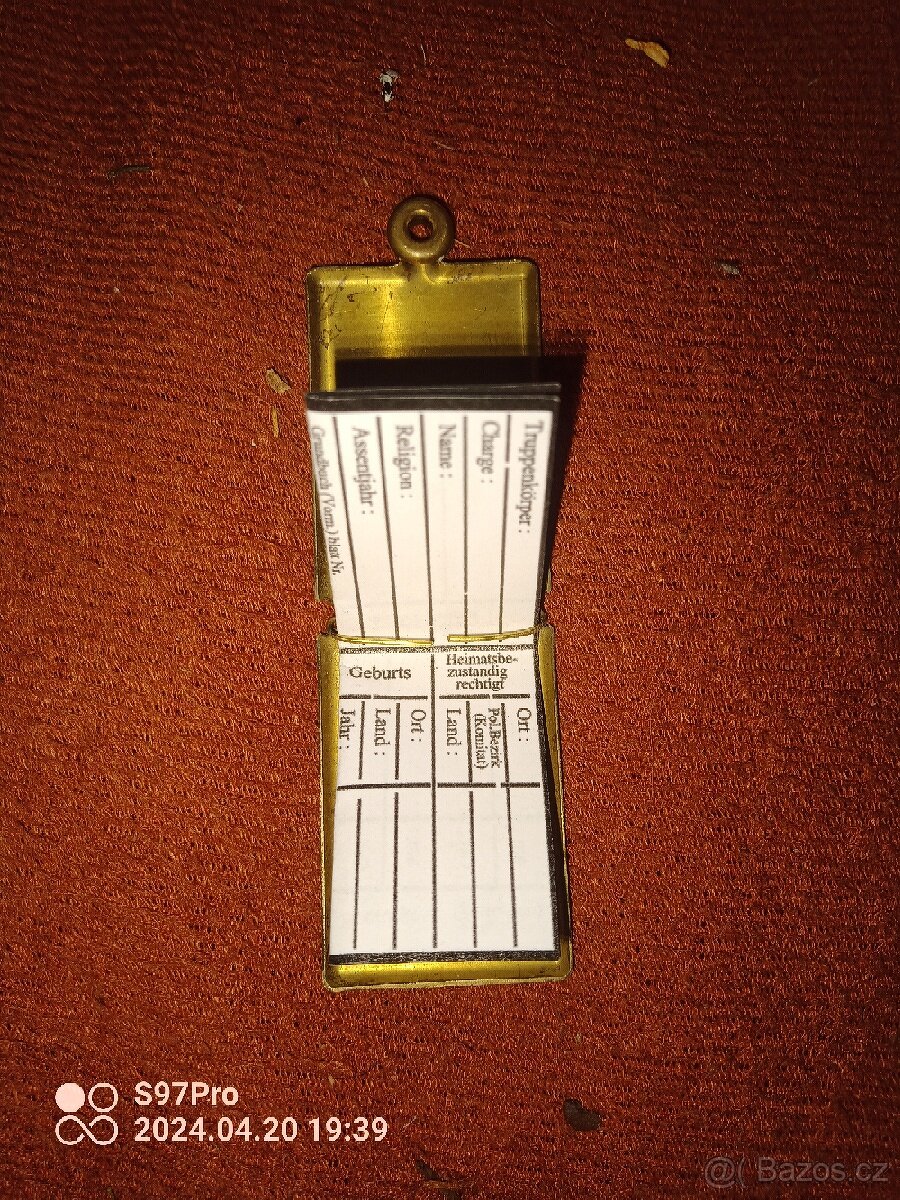 Přesná replika RU vojenské známky. - 2