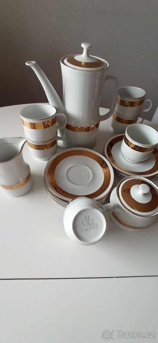 Kávový porcelánový servis - 2