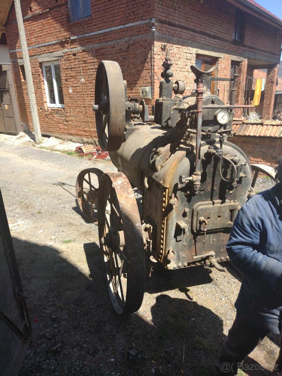 parni stroj lokomobila - 2