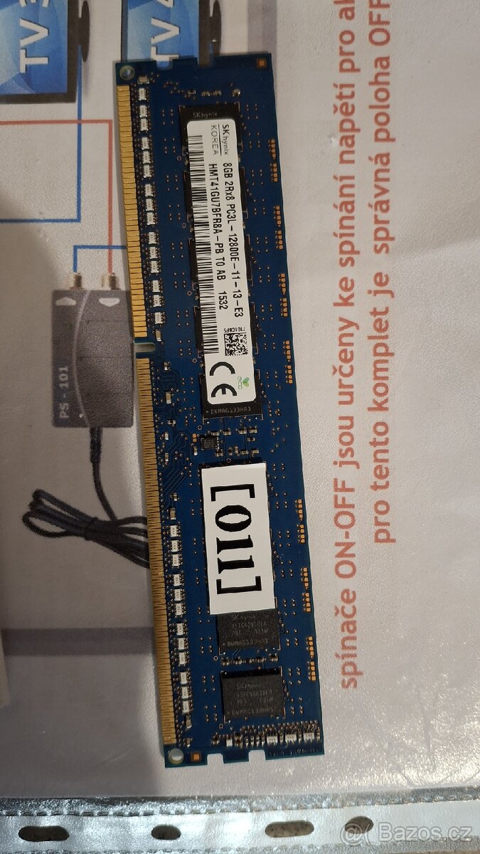 Serverová RAM 8GB DDR3 ECC SK Hynix PC3L-12800E - 2