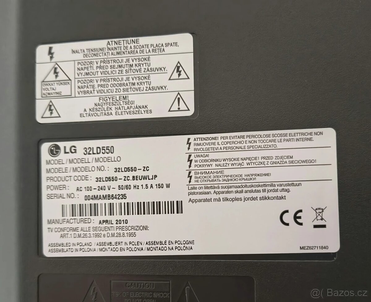 Televize Philips LG 32LD550 - ZC - 2