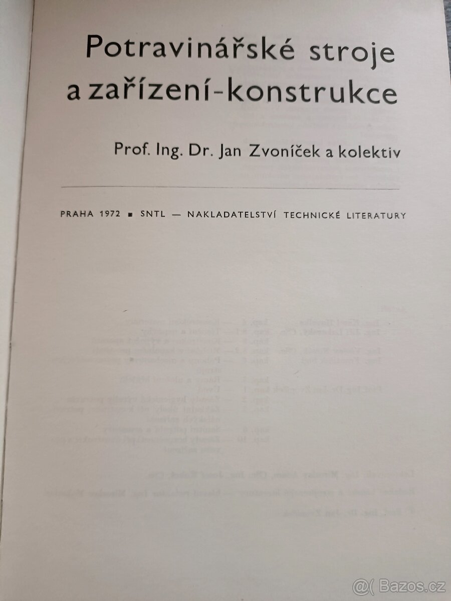 Potravinářské stroje a zařízení - konstrukce - 2