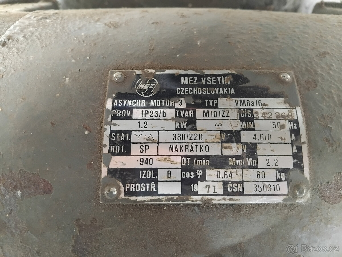 Elektromotor 1,2 kW - 2