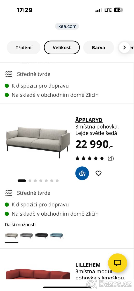 Ikea sedačka - 2