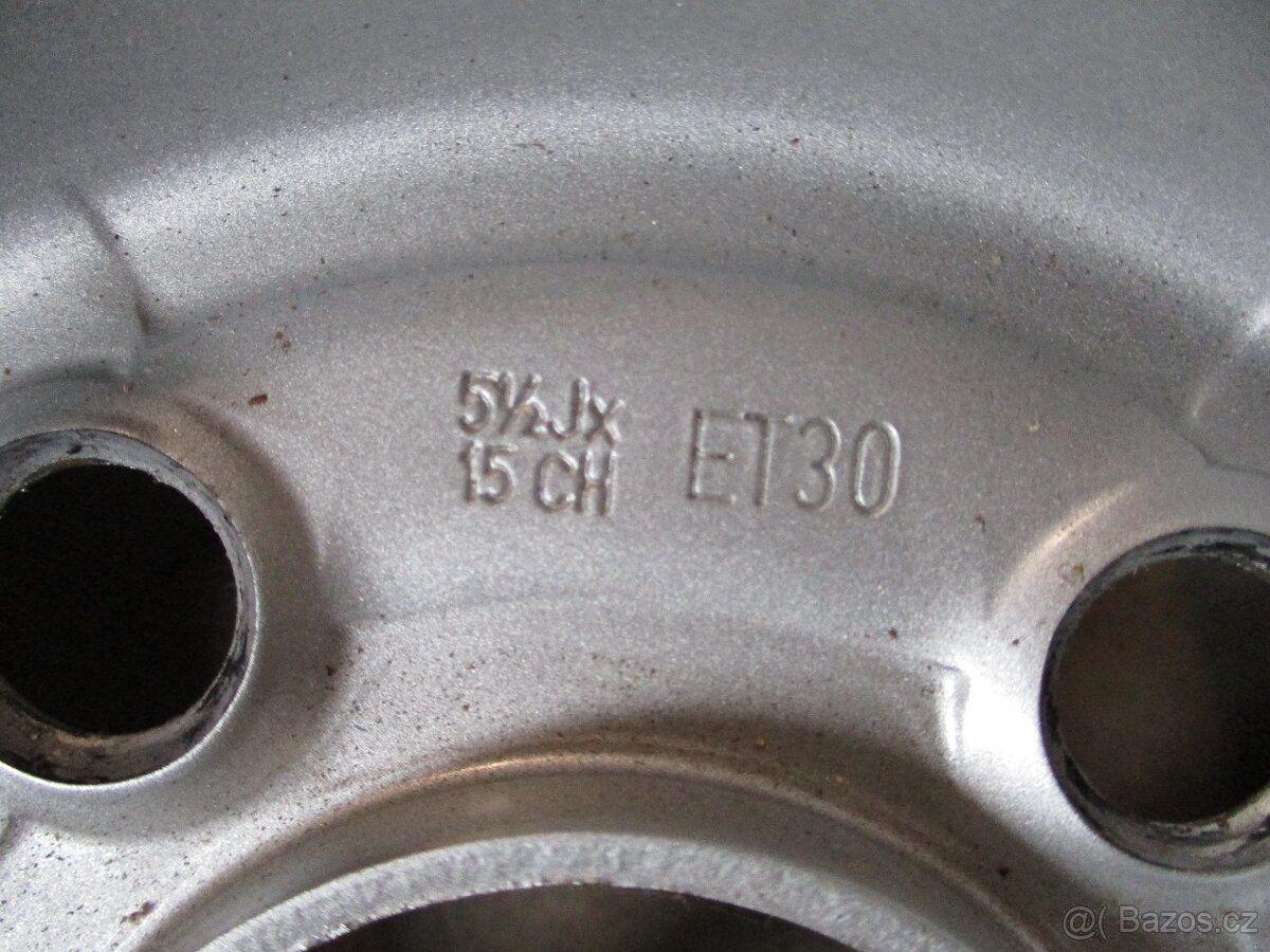 ocelový ráfek pro přívěs 5,5 Jx15 - ET 30 - 2