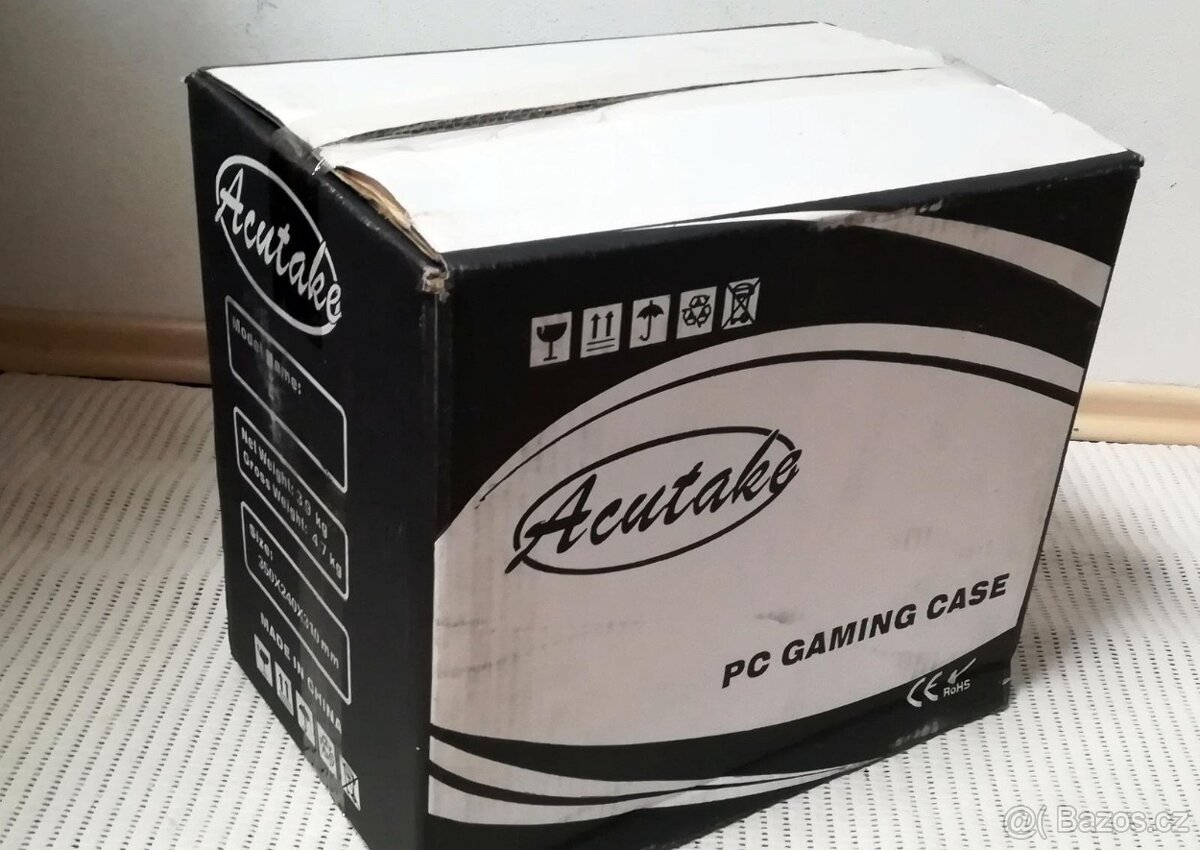 ACUTAKE CRYSTAL CUBE mini PC skříň RARITA NOVÁ -ČTĚTE - 2