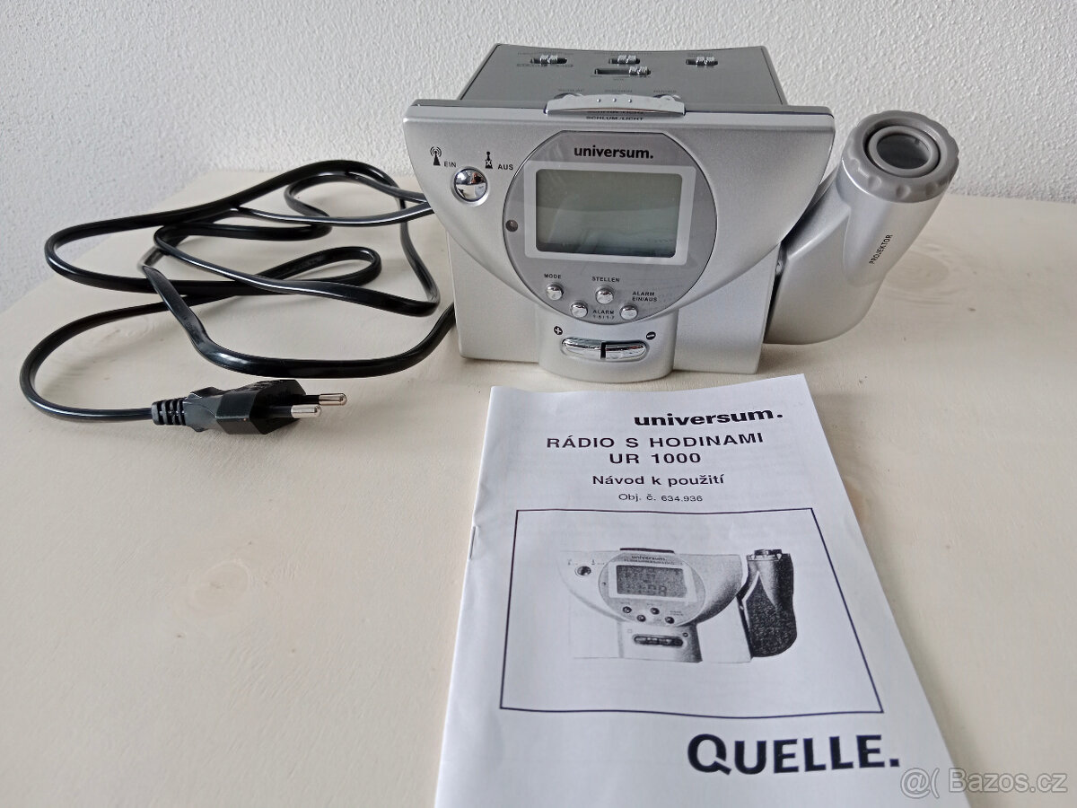 Hodiny s projektorem - 2