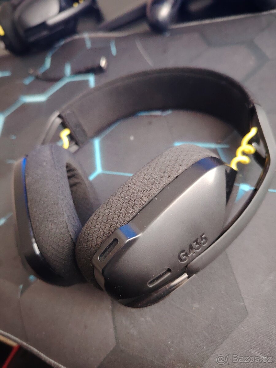 Logitech G435 LIGHTSPEED bezdrátová herní sluchátka černá - 2