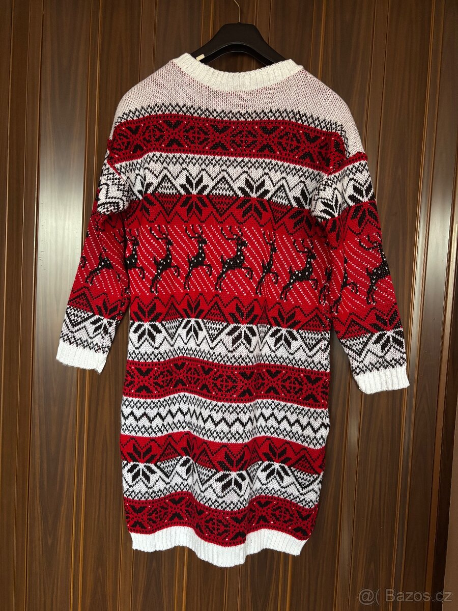 Vánoční svetrové šaty - 2