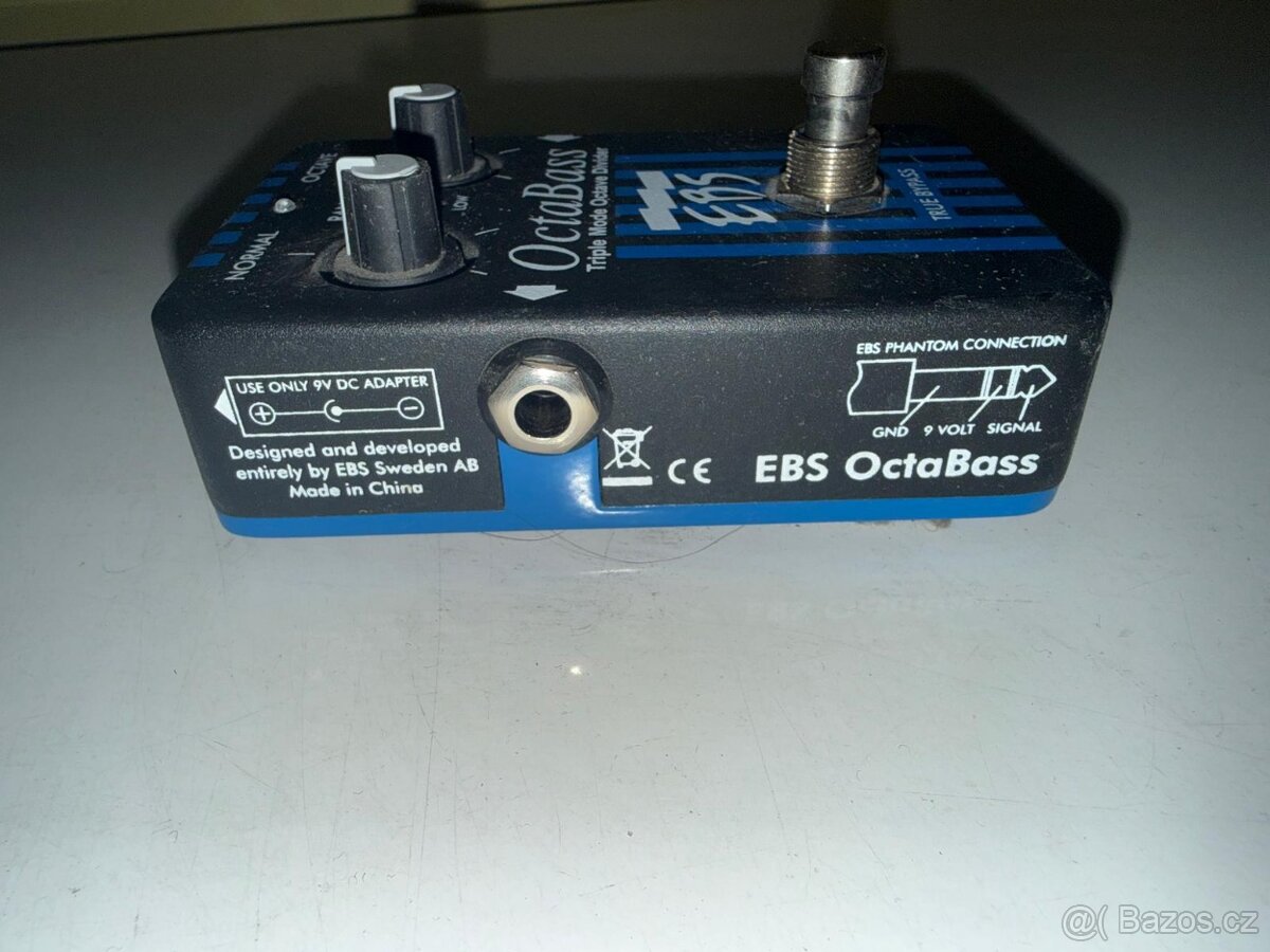 EBS OctaBass – Triple Mode Octave Divider, efektový pedál - 2