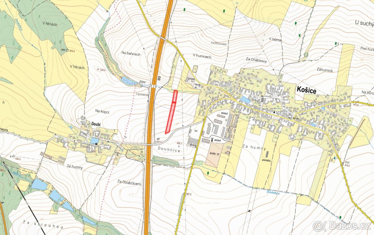 Zemědělská půda, prodej, Košice, Tábor - 2