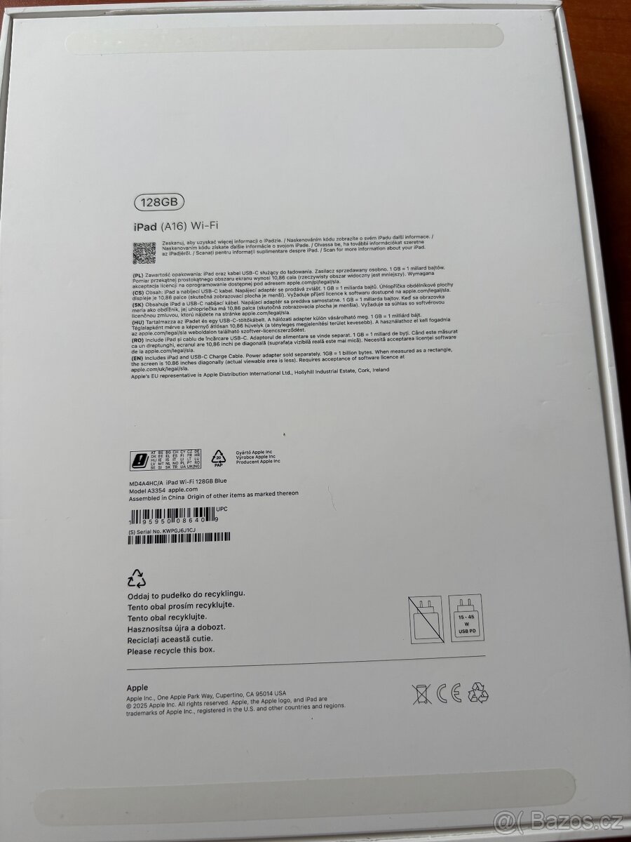 iPad 11" 128GB WiFi Modrá 2025 - 2